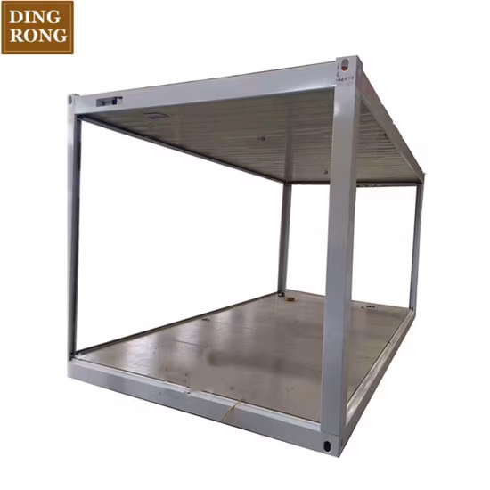 Precio de la casa modular prefabricada desmontable del envase de los 40FT del marco de acero